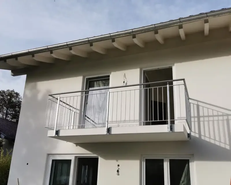 Balkon Edelstahl modern