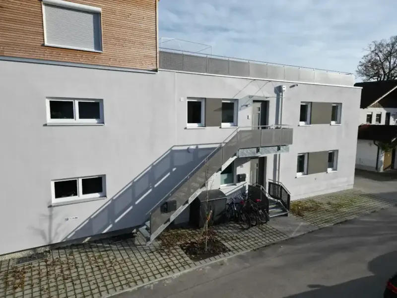 Außentreppe Geländer Lochblech