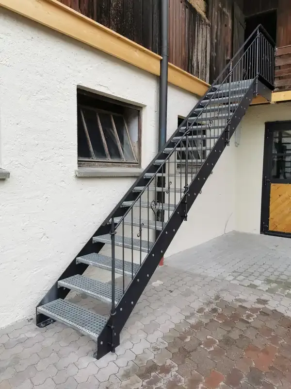 Treppe Metall geschmiedet